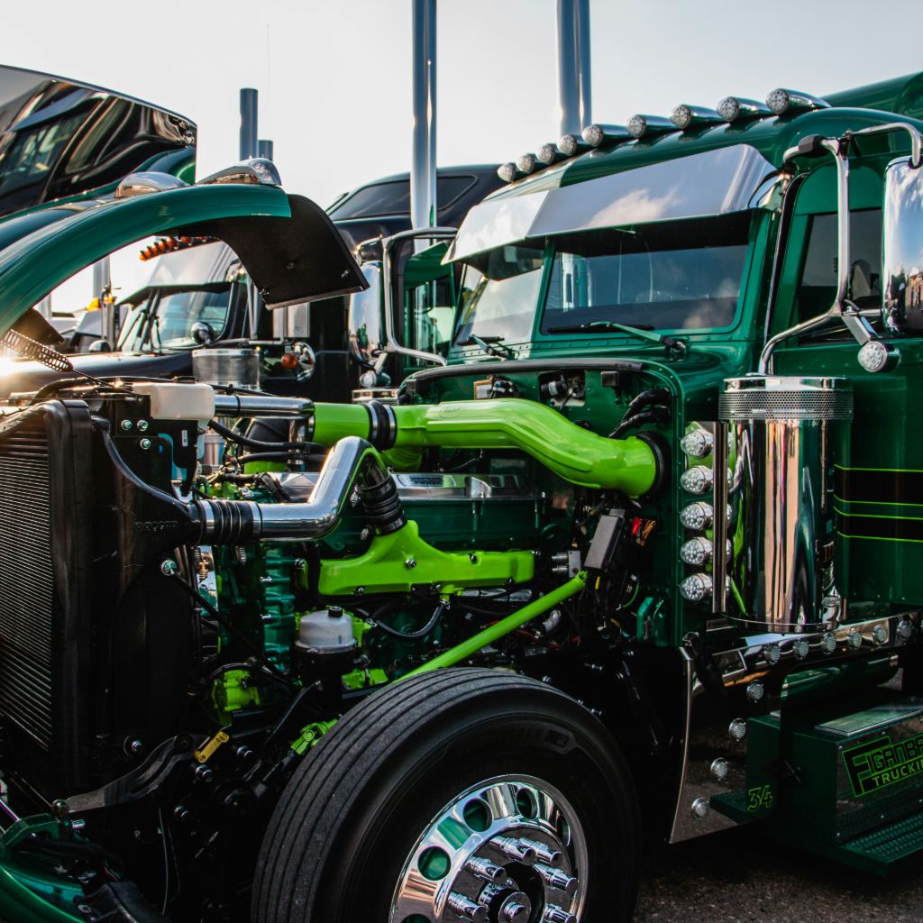 Freight tractor engine maintenance and repair at our Alpha Transmission Houston shop — professional heavy-duty truck service for reliable fleet performance and extended vehicle lifespan