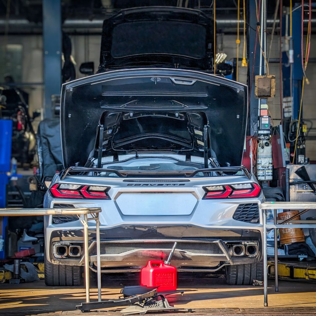 General car maintenance and repair service performed at our Alpha Transmission shop in Houston — expert oil changes, fluid checks, and routine vehicle inspections by certified technicians