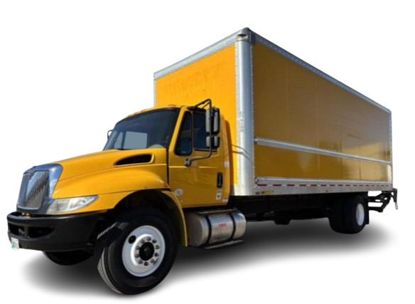 2019 International MV607 Box Truck (RWD, 6-speed automatic)